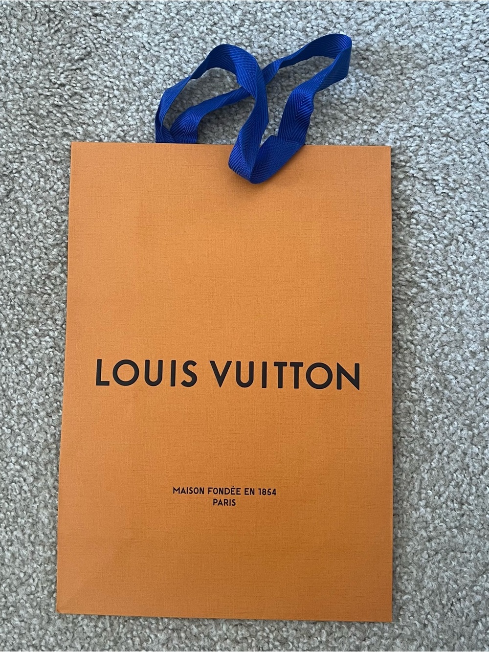 Louis Vuitton Orange shopping bag Medium